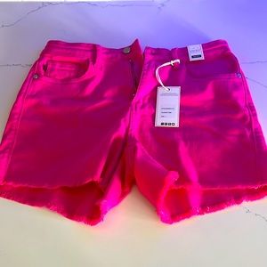 Judy Blue-New!-Large Pink Shorts
